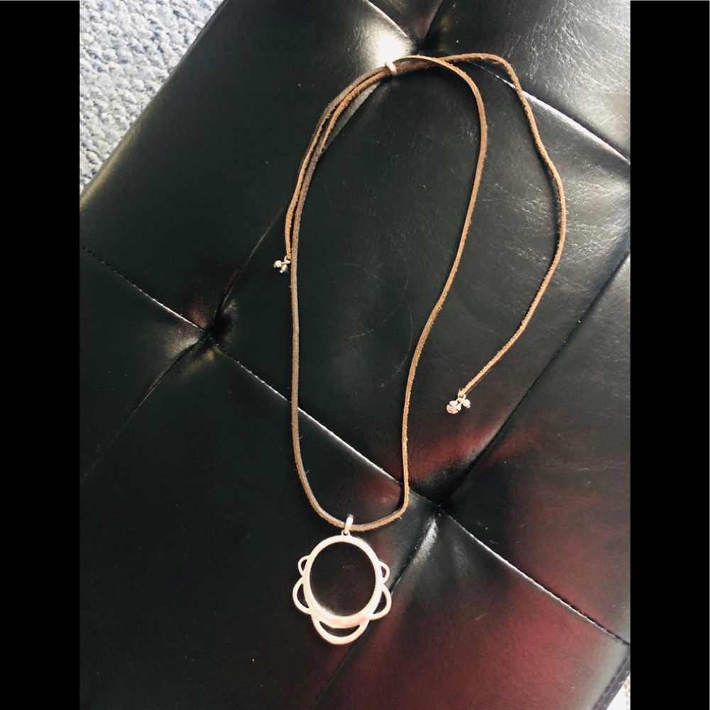 Lucky Brand NWOT Adjustable Suede Necklace